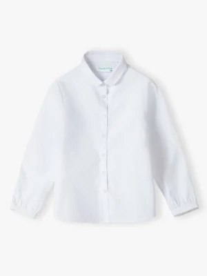 Biała elegancka koszula dla dziewczynki - długi rękaw Max & Mia by 5.10.15.