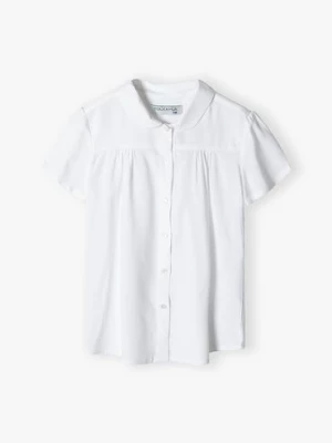 Biała elegancka koszula dziewczęca z krótkim rękawem - Max&Mia Max & Mia by 5.10.15.