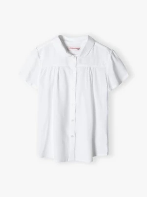Biała elegancka koszula z krótkim rękawem - Lincoln&Sharks Lincoln & Sharks by 5.10.15.