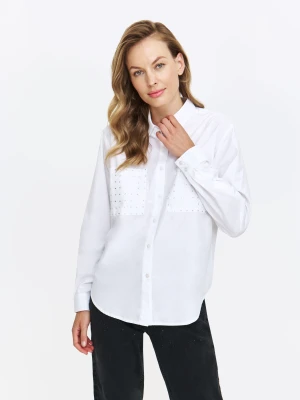 Biała klasyczna koszula Top Secret