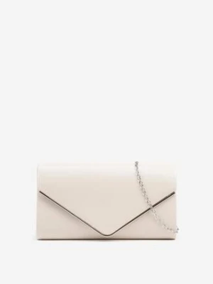 Biała Klasyczna Torebka z Dodatkowym Łańcuszkiem Pasitia caely