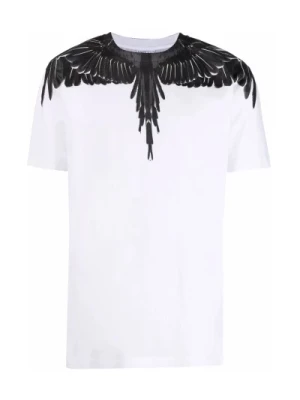 Biała Kolekcja T-shirtów i Polo Marcelo Burlon