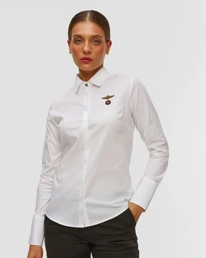 Biała koszula damska Aeronautica Militare