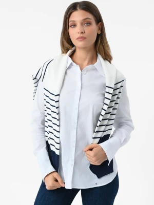 Biała koszula damska K-LIZZY Volcano