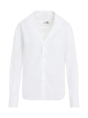Biała Koszula Klasyczny Styl MM6 Maison Margiela