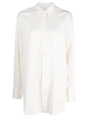 Biała koszula Santos - zapięcie na guziki, długie rękawy Studio Nicholson