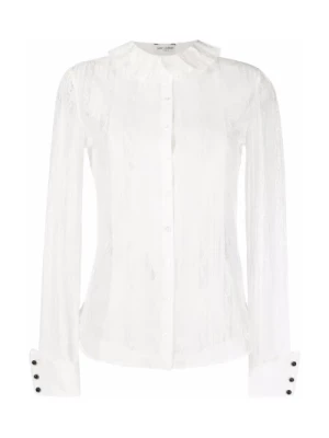 Biała Koszula, Ulepsz Swoją Garderobę tym Niesamowitym Kawałkiem Saint Laurent