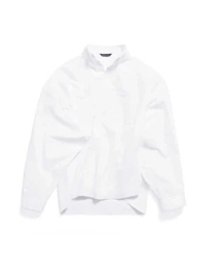 Biała Koszula Wrap Balenciaga