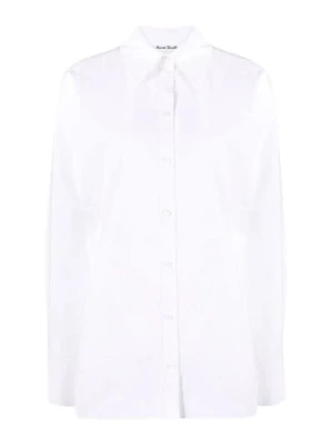 Biała Koszula z Długim Rękawem Acne Studios
