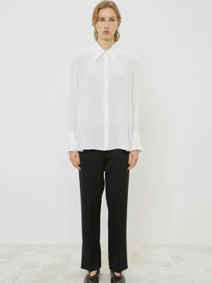 BIAŁA KOSZULA Z GUZIKAMI NA PLECACH MEIMEIJ