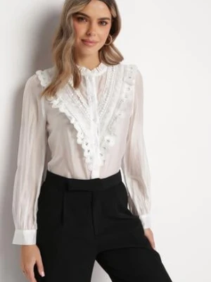 Biała Koszula z Koronką Walaa elsa.m by may