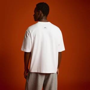 Biała koszulka basic z mięsistej bawełny House