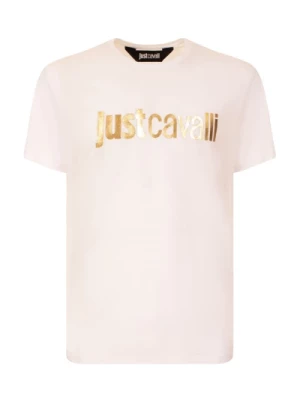 Biała Koszulka i Polo Kolekcja Just Cavalli