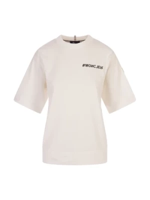 Biała koszulka i Polo Kolekcja Moncler