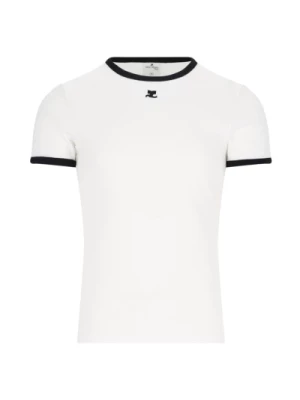 Biała Koszulka Kolekcja Courrèges