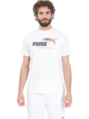 Biała koszulka Love Wins Puma