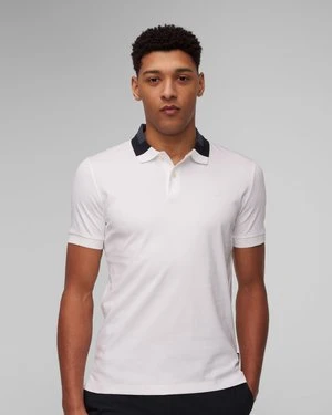 Biała koszulka polo męska Hugo Boss Phillipson