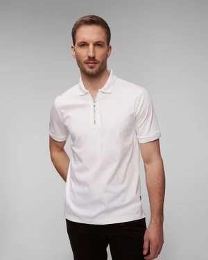 Biała koszulka polo męska Hugo Boss Polston