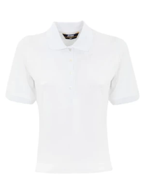 Biała Koszulka Polo Slim Fit K-Way