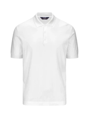 Biała Koszulka Polo z Logo K-Way