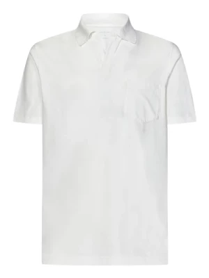 Biała Koszulka Polo z żebrem Sease