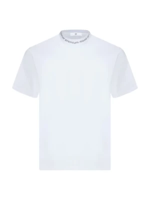 Biała Koszulka z Grafiką Pmds