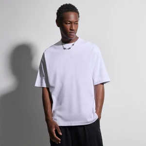 Biała koszulka z grubszej dzianiny heavy weight House