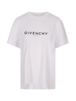 Biała koszulka z logo 4G Givenchy