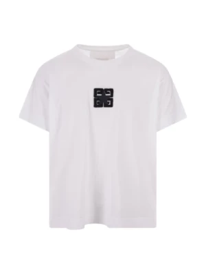 Biała koszulka z logo 4G Stars Givenchy