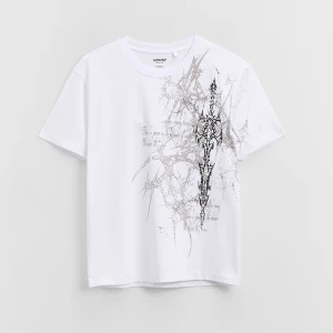 Zdjęcie produktu Biała koszulka z motywem tribal House