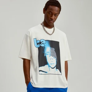 Biała koszulka z nadrukiem Billie Eilish House