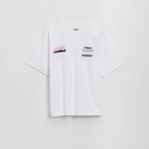 Biała koszulka z nadrukiem BWT Alpine Formula One Team House