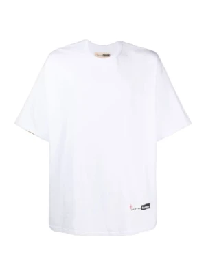 Biała koszulka z nadrukiem Giro Incotex