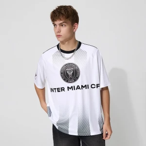 Biała koszulka z nadrukiem Inter Miami CF House