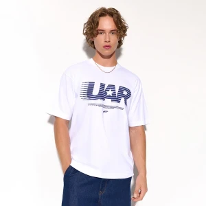 Biała koszulka z nadrukiem UAR House