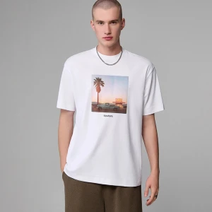 Biała koszulka z nadrukiem zdjęć House