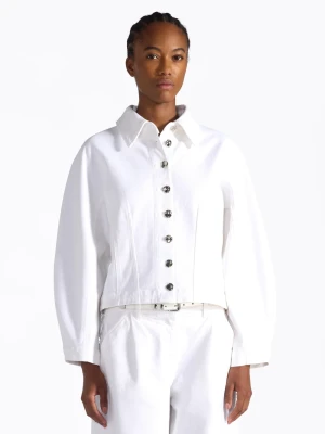 BIAŁA KURTKA JEANSOWA LIVIANA CONTI