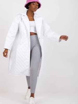 Biała kurtka z pikowaniem Sofia Ex Moda