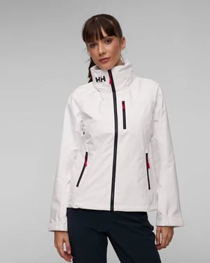 Biała Kurtka żeglarska Damska Helly Hansen Crew Hooded Jacket 2.0