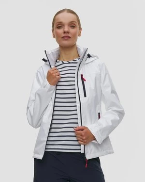 Biała Kurtka żeglarska Damska Helly Hansen Crew Hooded Jacket 2.0