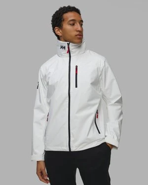 Biała kurtka żeglarska męska Helly Hansen Crew Hooded Jacket 2.0