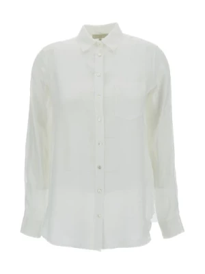 Biała lniana koszula Antonelli Firenze