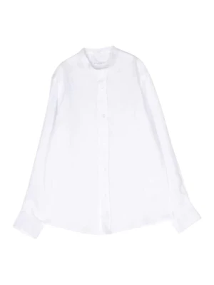 Biała lniana koszula dla dzieci Paolo Pecora