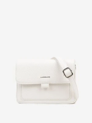 Biała Mała Torebka Listonoszka w Klasycznym Stylu Izrena luigisanto