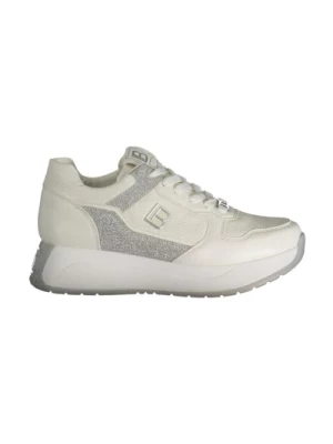 Biała Platforma Sneaker z Kontrastowymi Szczegółami Laura Biagiotti