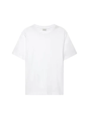 Biała Podstawowa Koszulka - 100% Bawełna Dries Van Noten