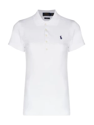 Biała Polo T-shirt Moda Damska Ralph Lauren