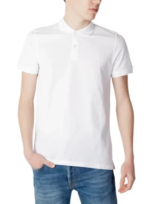 Biała Prosty Polo Shirt dla Mężczyzn Liu Jo