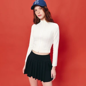 Biała rozpinana bluza ULTRAFLEX ze stójką House