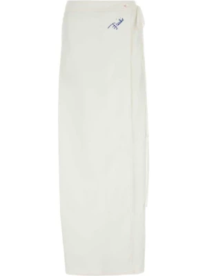 Biała spódnica z nylonu Emilio Pucci